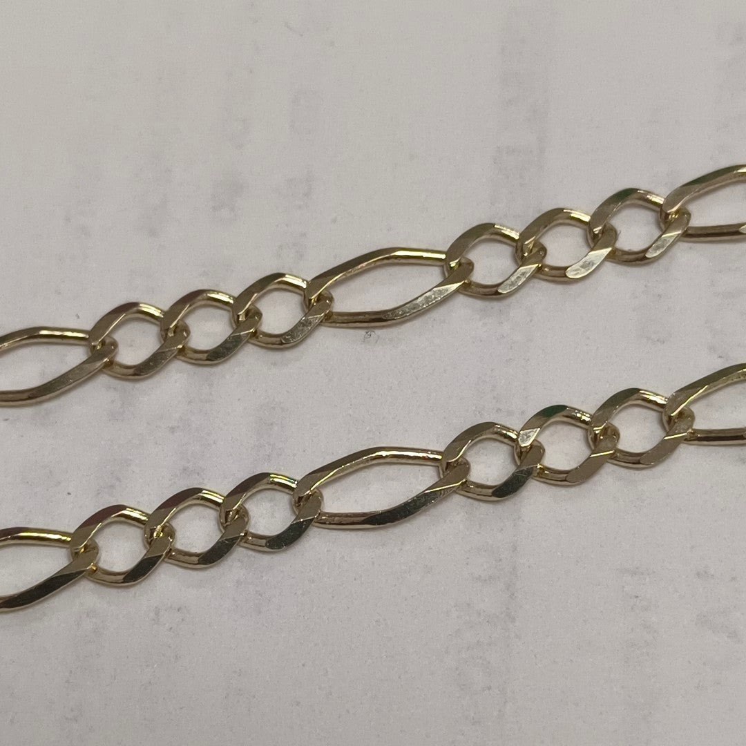 CADENAS TEJIDO 3X1 ORO 10K 50 CM 6.5 GR (NUEVO)