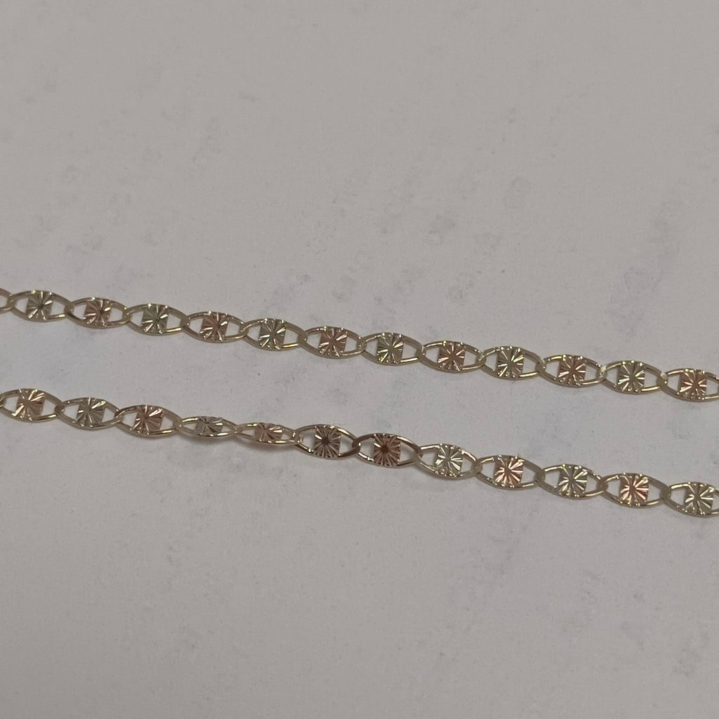 CADENAS TEJIDO GUCHI ORO 10K 60 CM 3.2 GR (NUEVO)