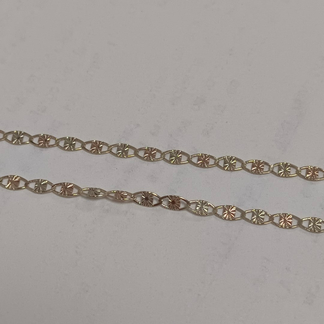 CADENAS TEJIDO GUCHI ORO 10K 60 CM 3.2 GR (NUEVO)