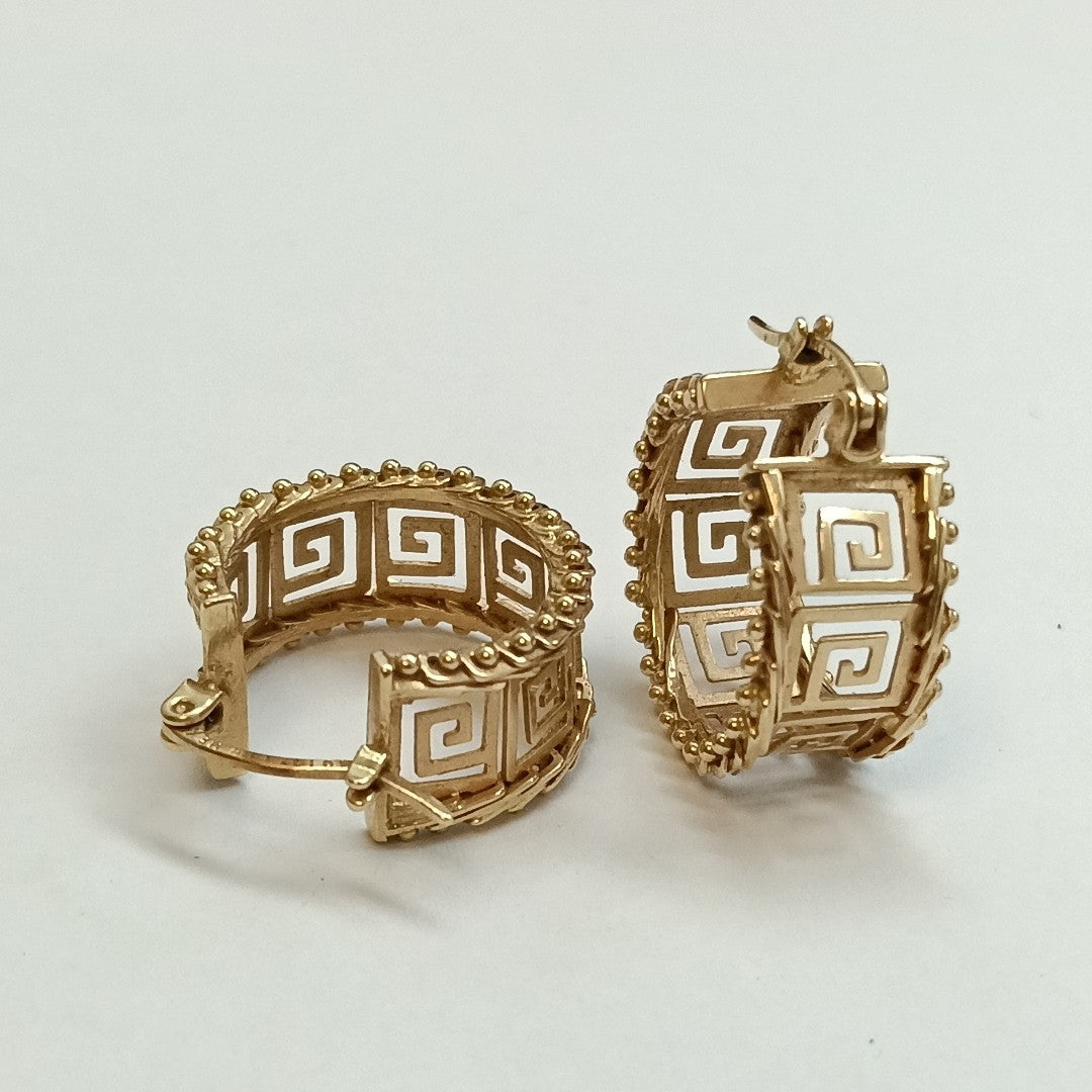 ARRACADAS PAR ORO 14 K 5.6 GRMS (SEMINUEVO)