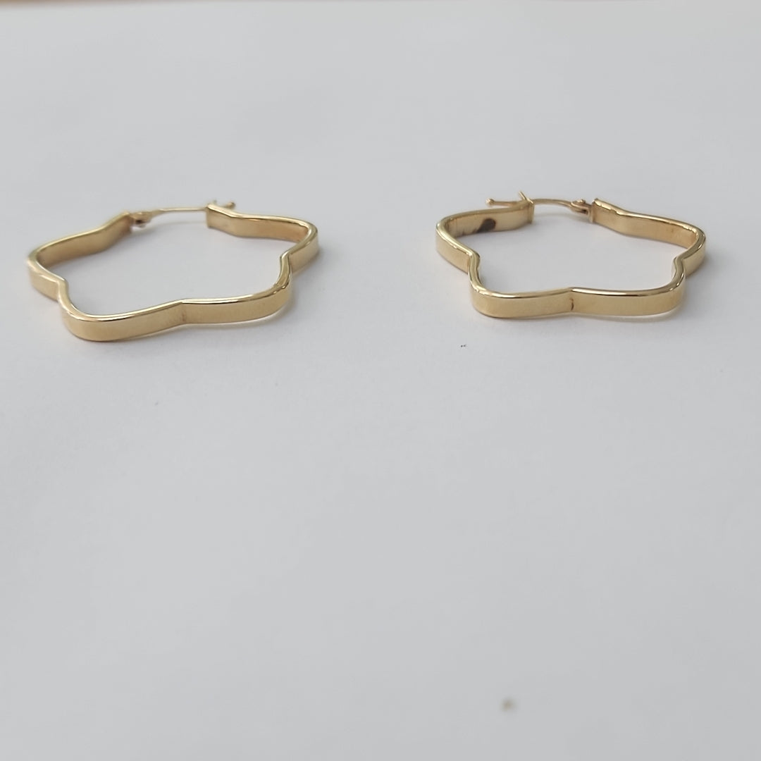 ARRACADAS PAR ORO 14 K 2,20 GRMS (SEMINUEVO)