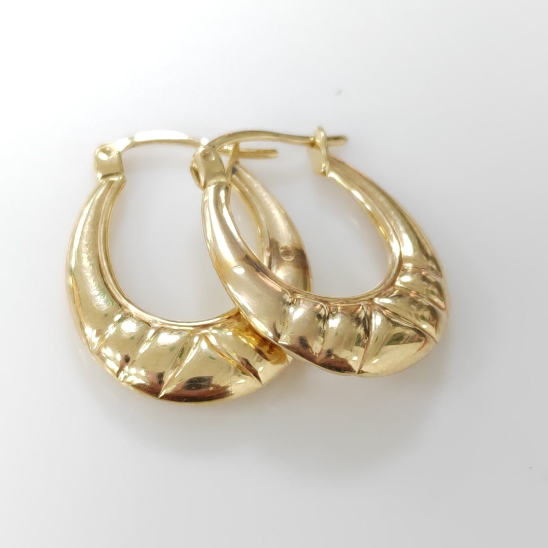 ARETES PAR ORO 14 K 2.3 GRMS (SEMINUEVO)