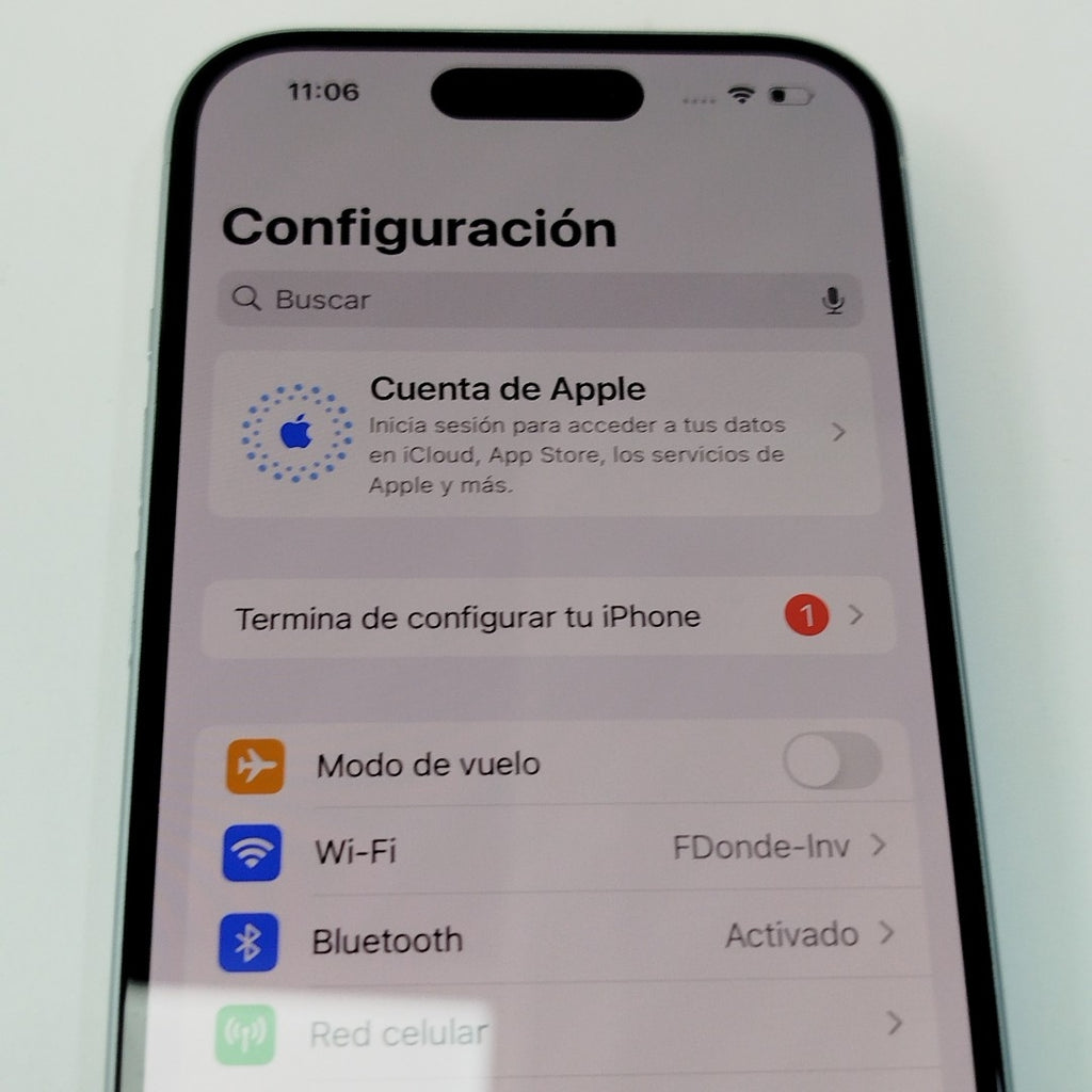 CELULAR APPLE IPHONE 15 A3089 (2023) 128 GB 6 GB RAM (SEMINUEVO)