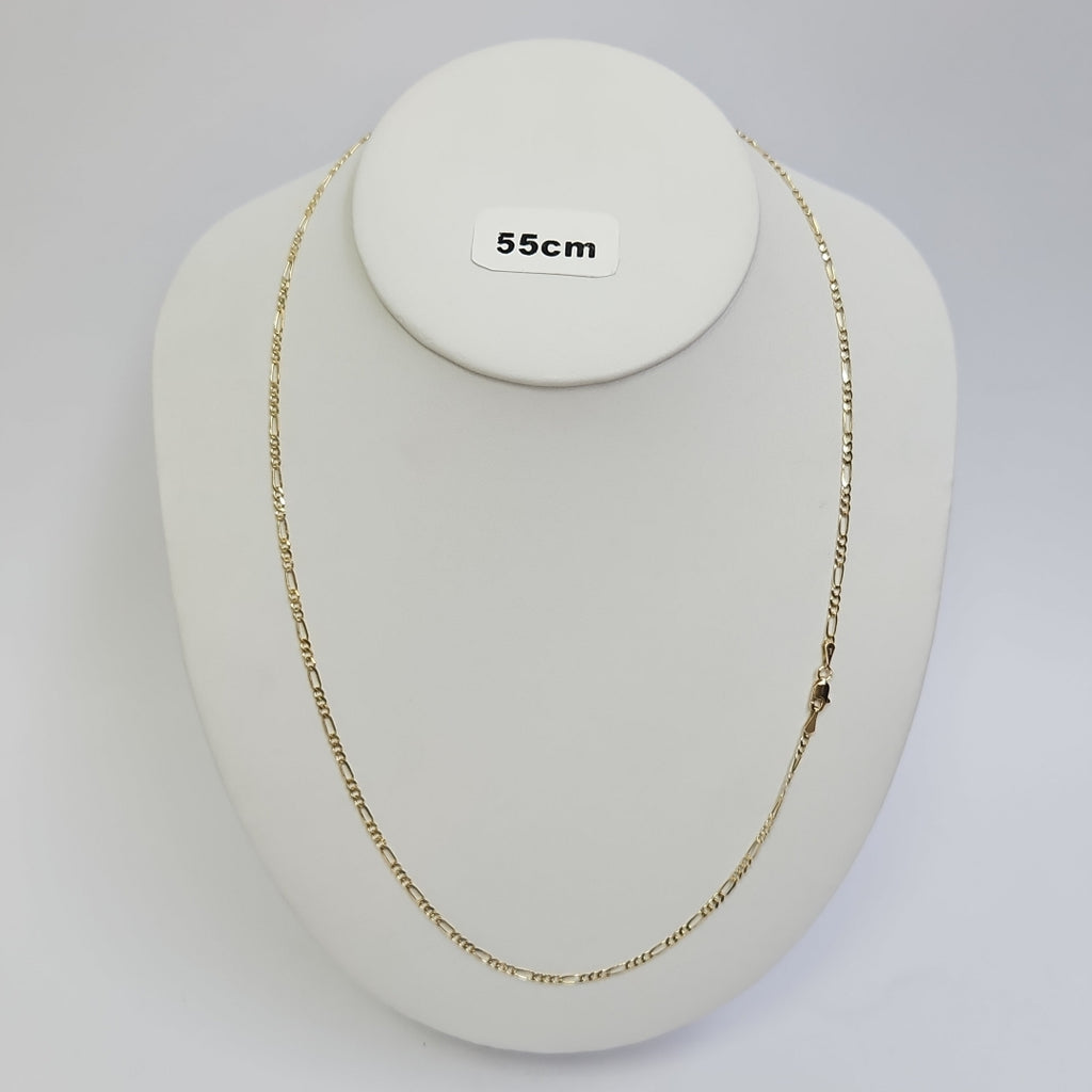CADENAS 3X1 ORO 14K 55 CM 5.2 GR (NUEVO)