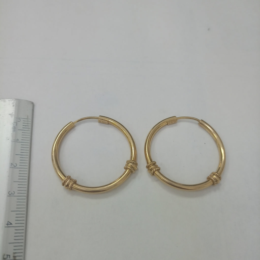 ARRACADAS PAR ORO 14 K 5,30 GRMS (SEMINUEVO)