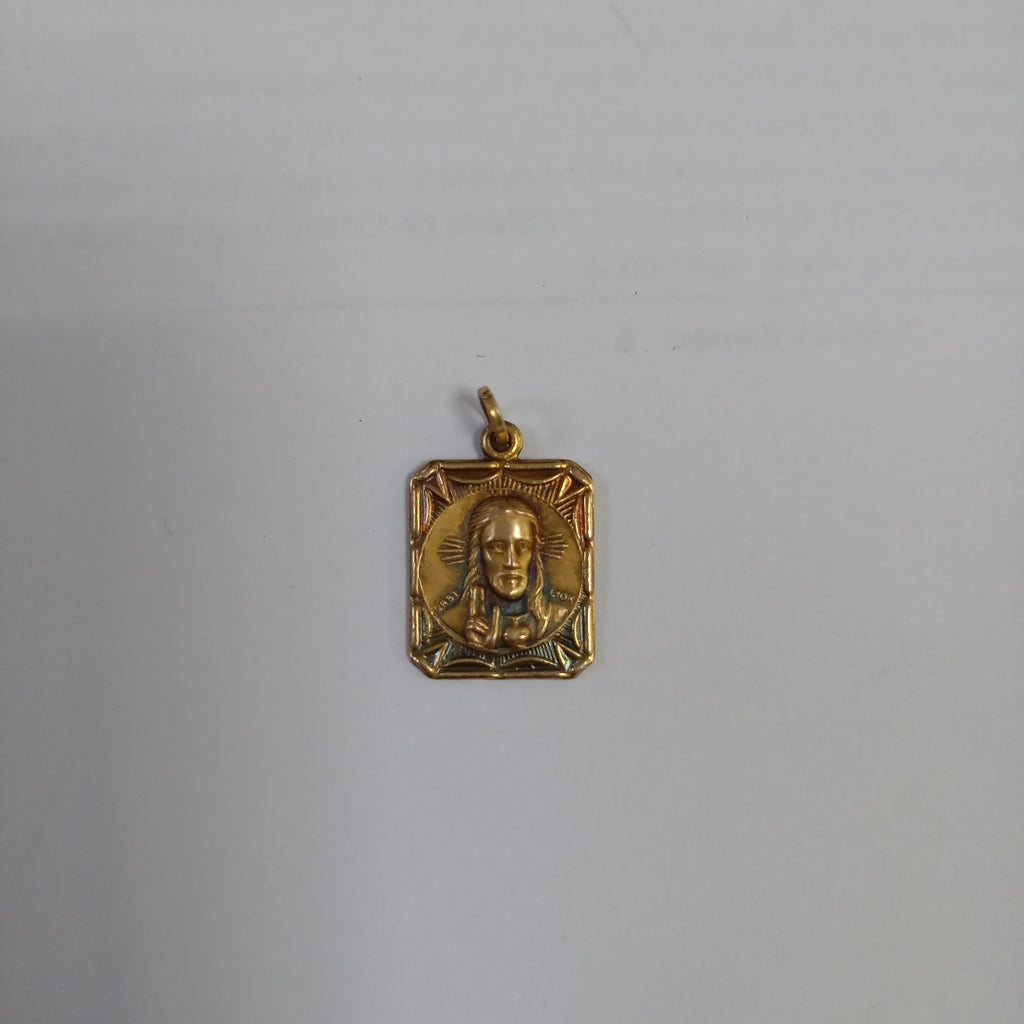 DIJE, MEDALLA RELIGIOSA ORO 10 K 1.3 GRMS (SEMINUEVO)