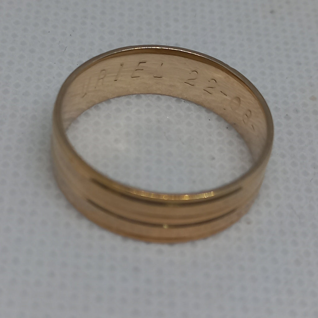 ARGOLLA ORO 14 K 3.9 GRMS (SEMINUEVO)