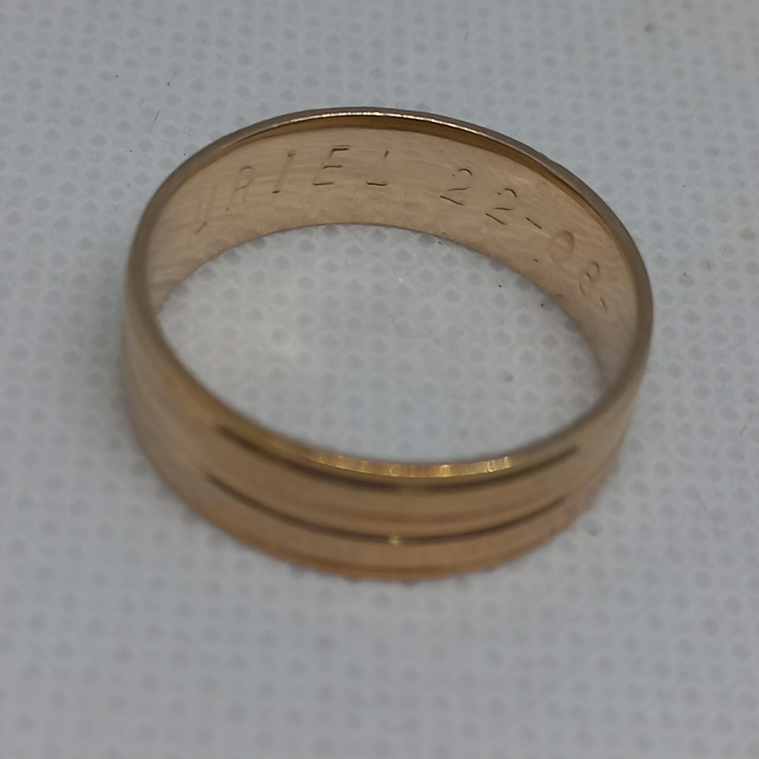 ARGOLLA ORO 14 K 3.9 GRMS (SEMINUEVO)