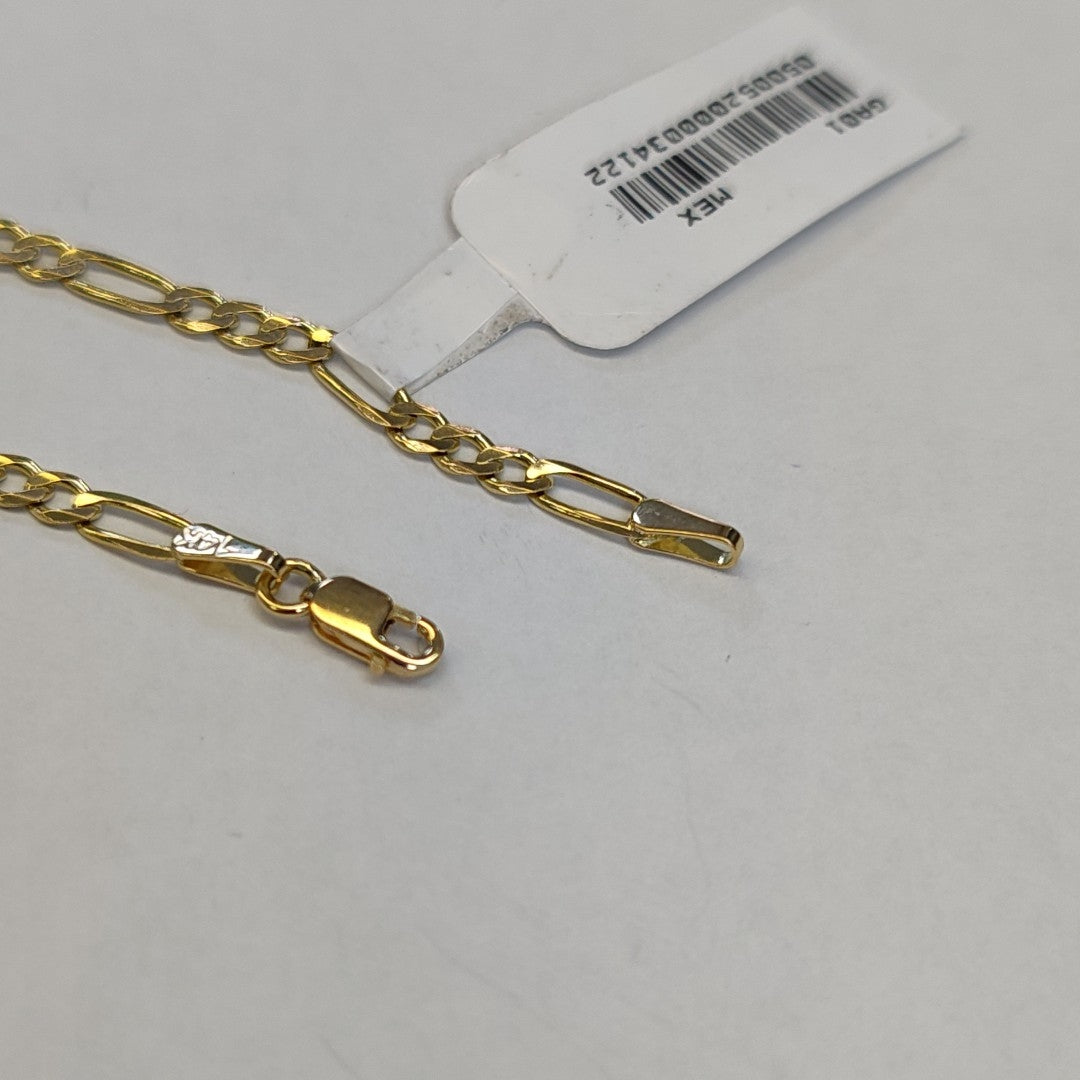 PULSERAS 3X1 ORO 14K 18 CM 2.7 GR (NUEVO)