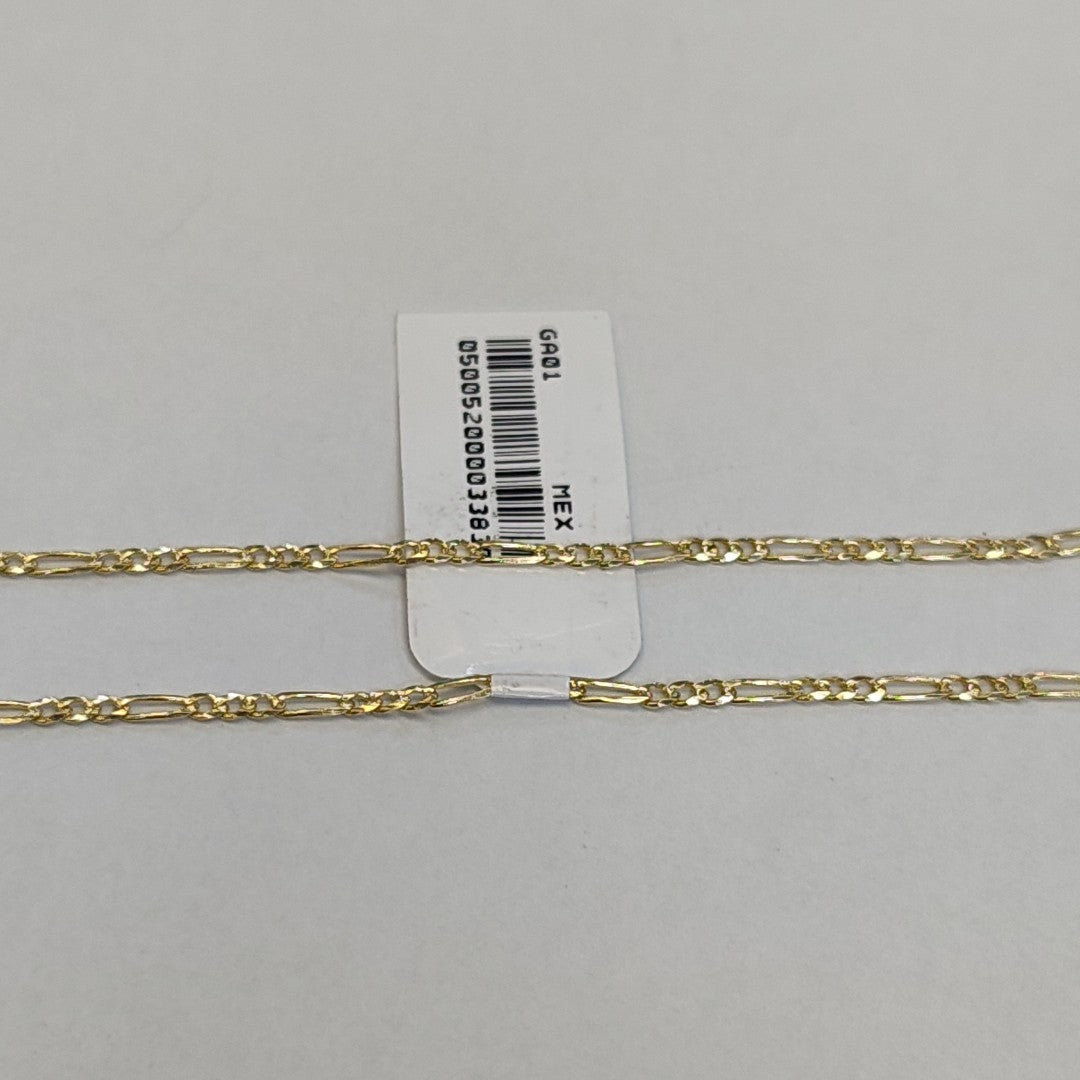 PULSERAS BARBADA ORO 14K 21 CM 1.7 GR (NUEVO)