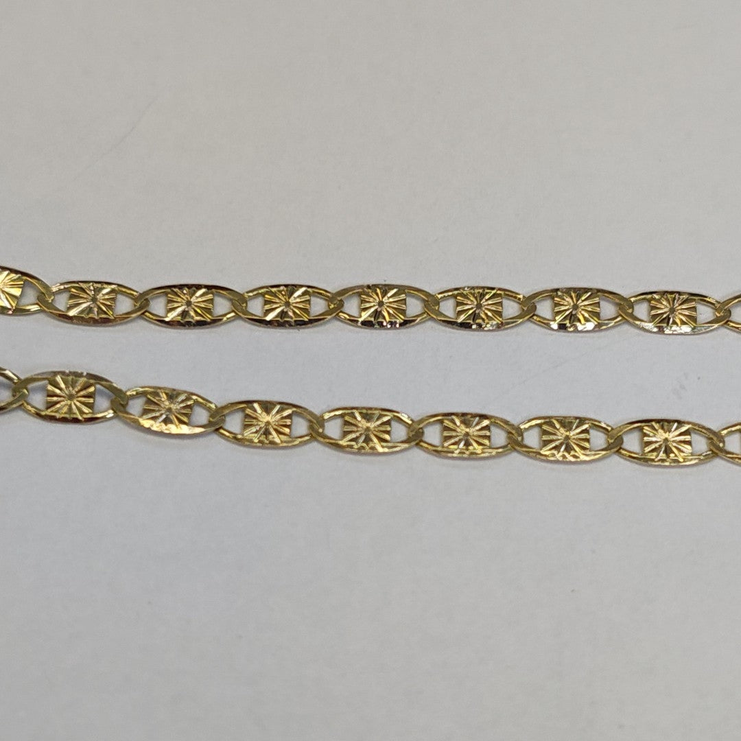 PULSERAS GUCHI ORO 14K 18 CM 2.9 GR (NUEVO)