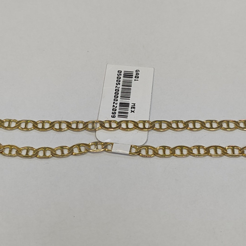 PULSERAS TEJIDO MARINERA ORO 14K 21 CM 3.4 GR (NUEVO)
