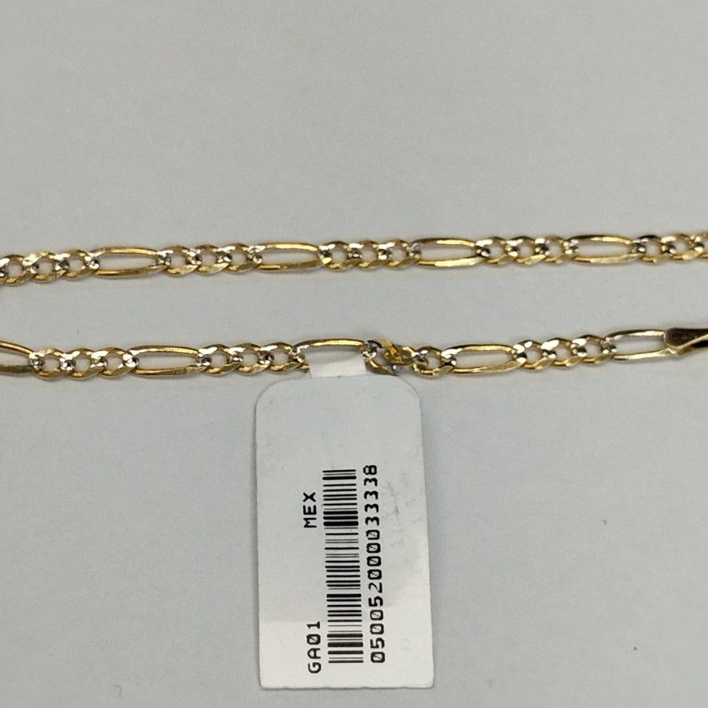 PULSERAS 3X1 DIAMANTADA ORO 14K 18 CM 3.1 GR (NUEVO)