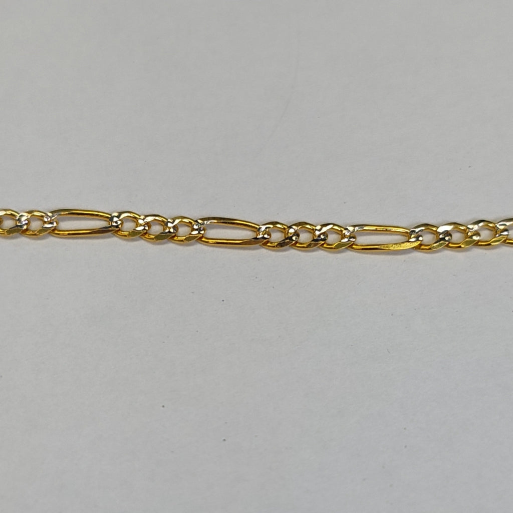 CADENAS 3X1 DIAMANTADA ORO 14K 55 CM 8.6 GR (NUEVO)
