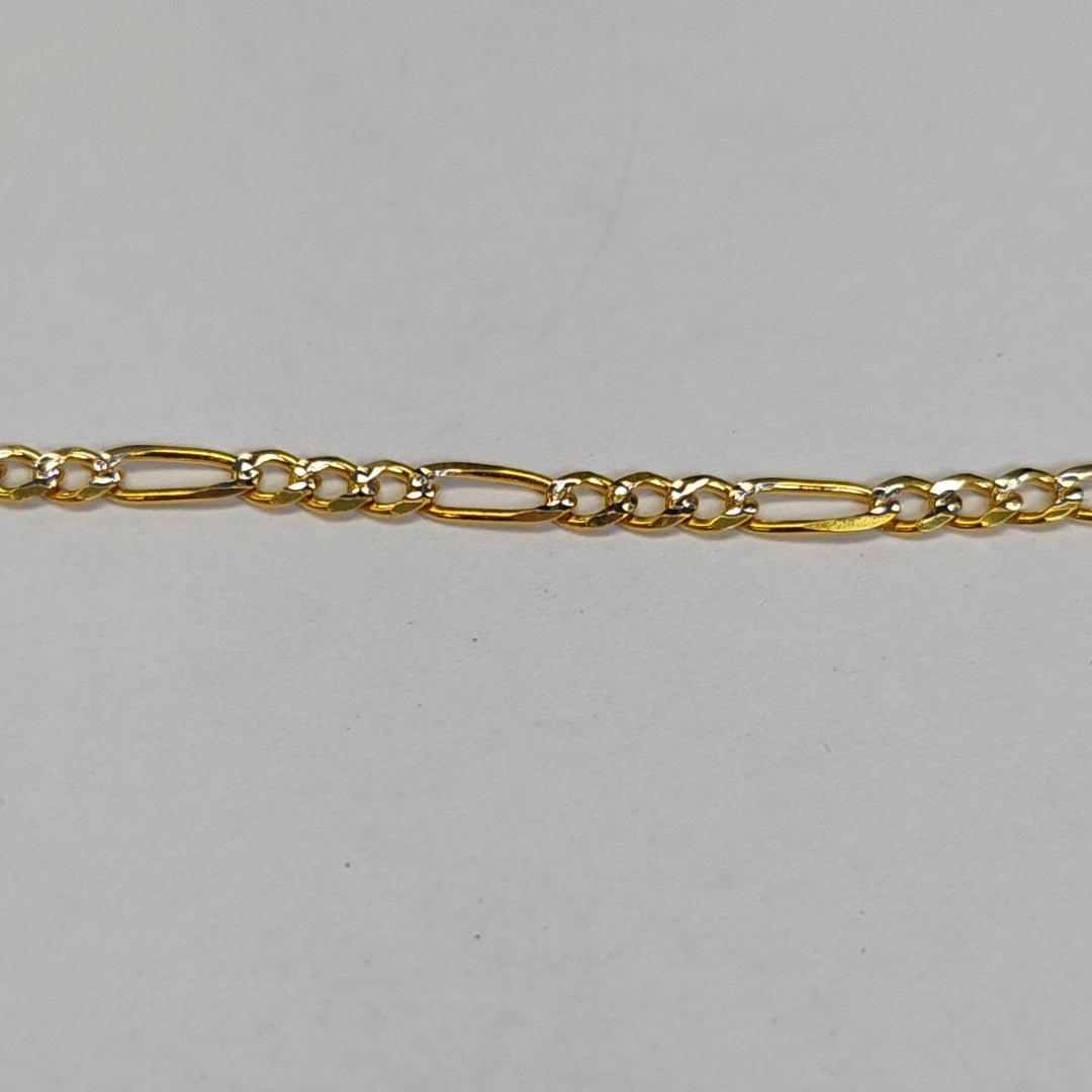 CADENAS 3X1 DIAMANTADA ORO 14K 55 CM 8.6 GR (NUEVO)