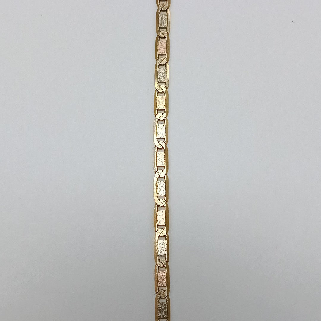 PULSERA ORO COMBINADO 10 K 4,20 GRMS (SEMINUEVO)