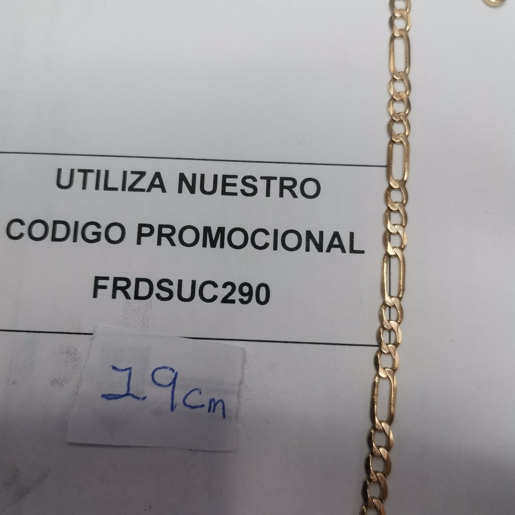 PULSERA ORO 14 K 3.9 GRMS (SEMINUEVO)
