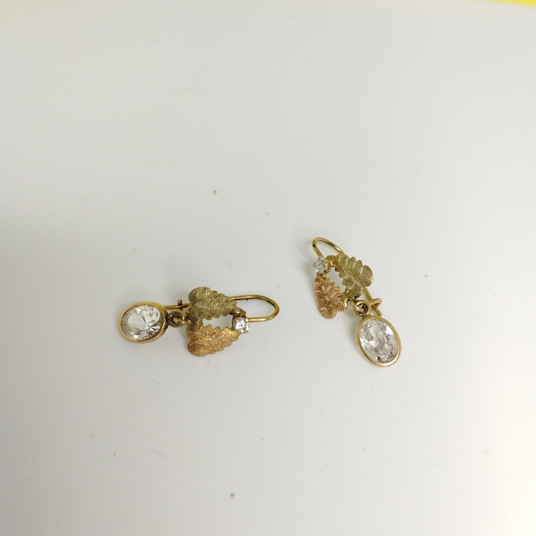 ARETES PAR ORO 10 K 2.2 GRMS (SEMINUEVO)