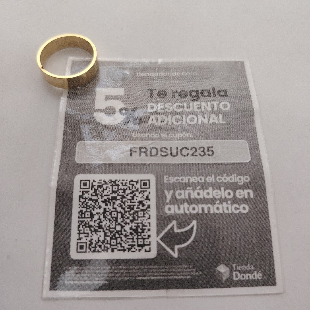 ARGOLLA ORO 12 K 6.4 GRMS (SEMINUEVO)