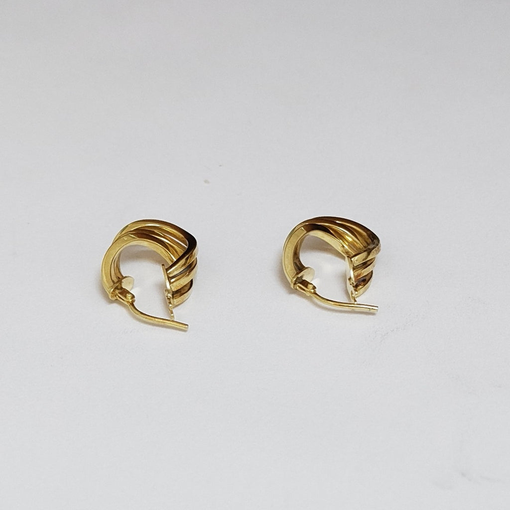 ARRACADAS PAR ORO 10 K 1.6 GRMS (SEMINUEVO)