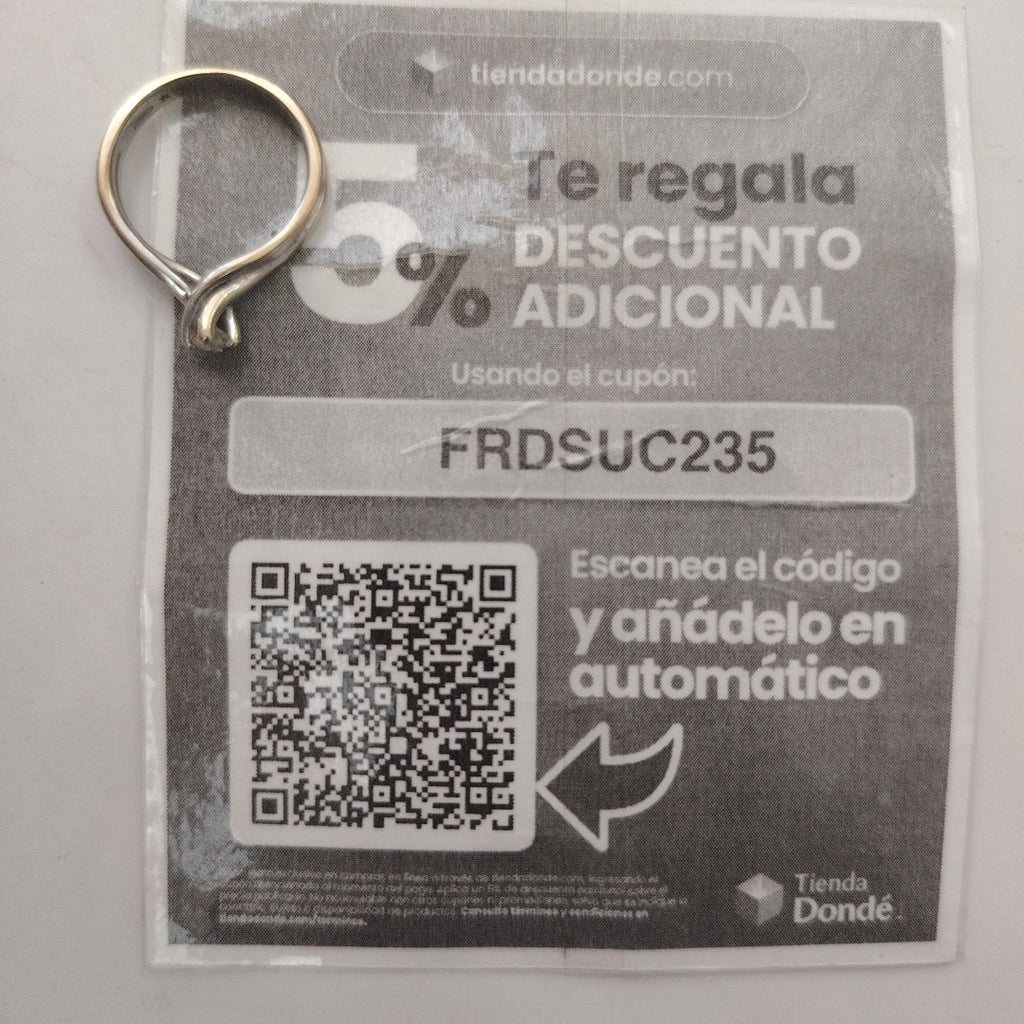 ANILLO ORO,ORO BLANCO 18 K 3,50 GRMS (SEMINUEVO)