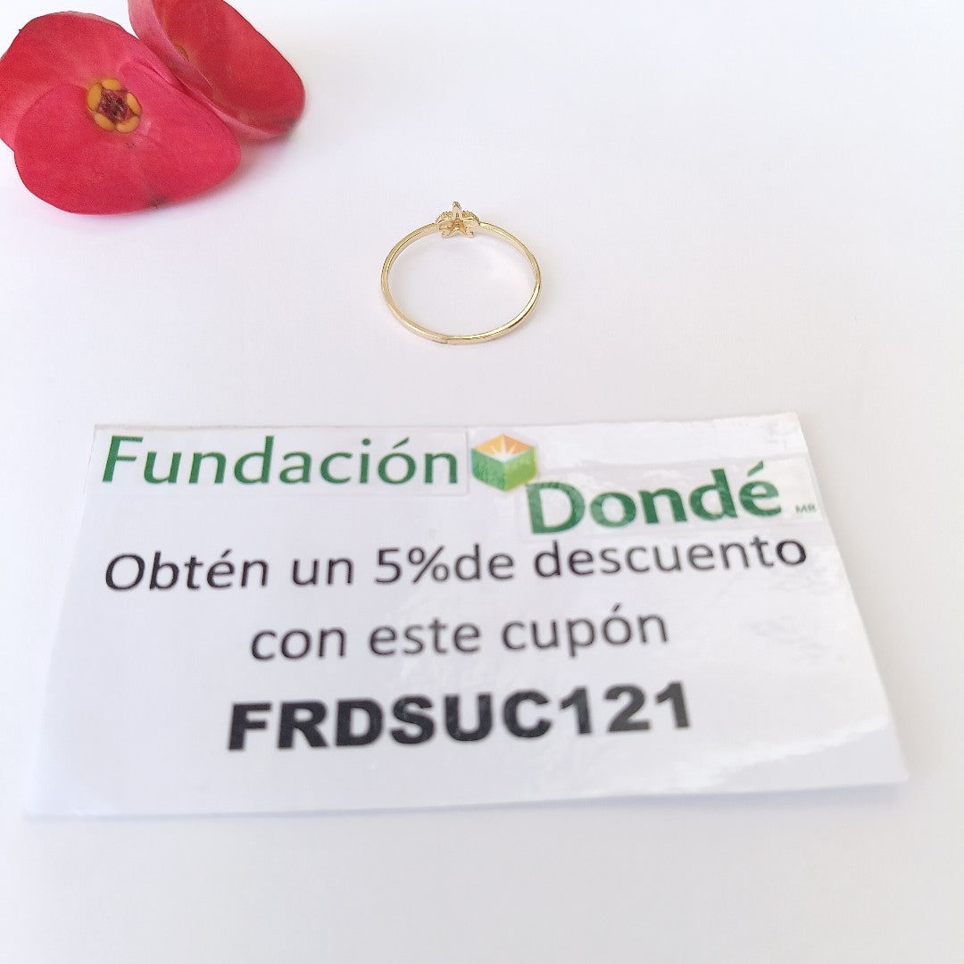 ANILLOS DAMA ORO 14K 0.8 (NUEVO)