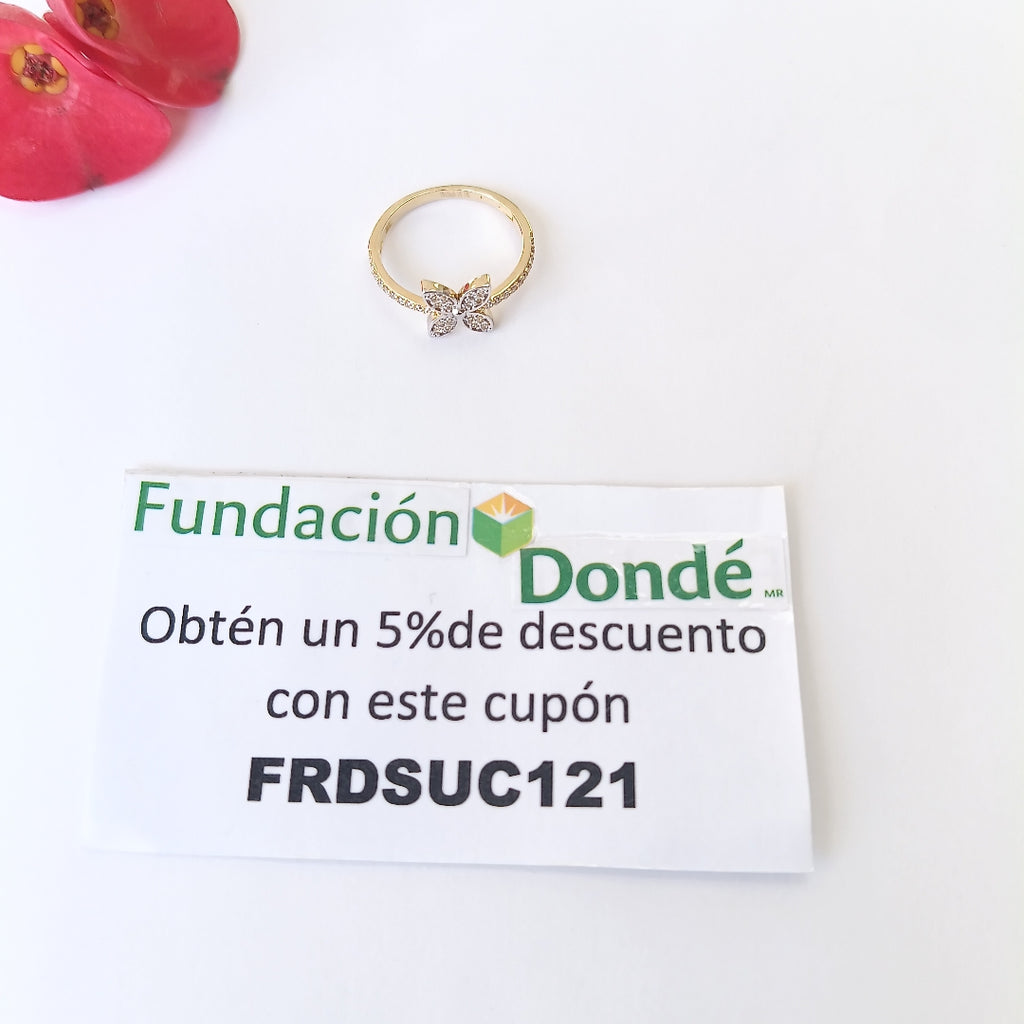 ANILLOS DAMA ORO 14K 2 (NUEVO)