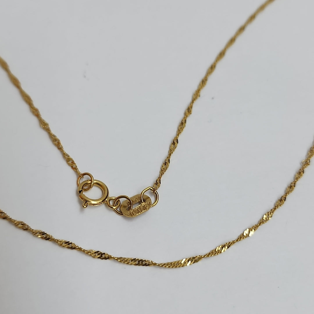 CADENA ORO 10 K 0.9 GRMS (SEMINUEVO)