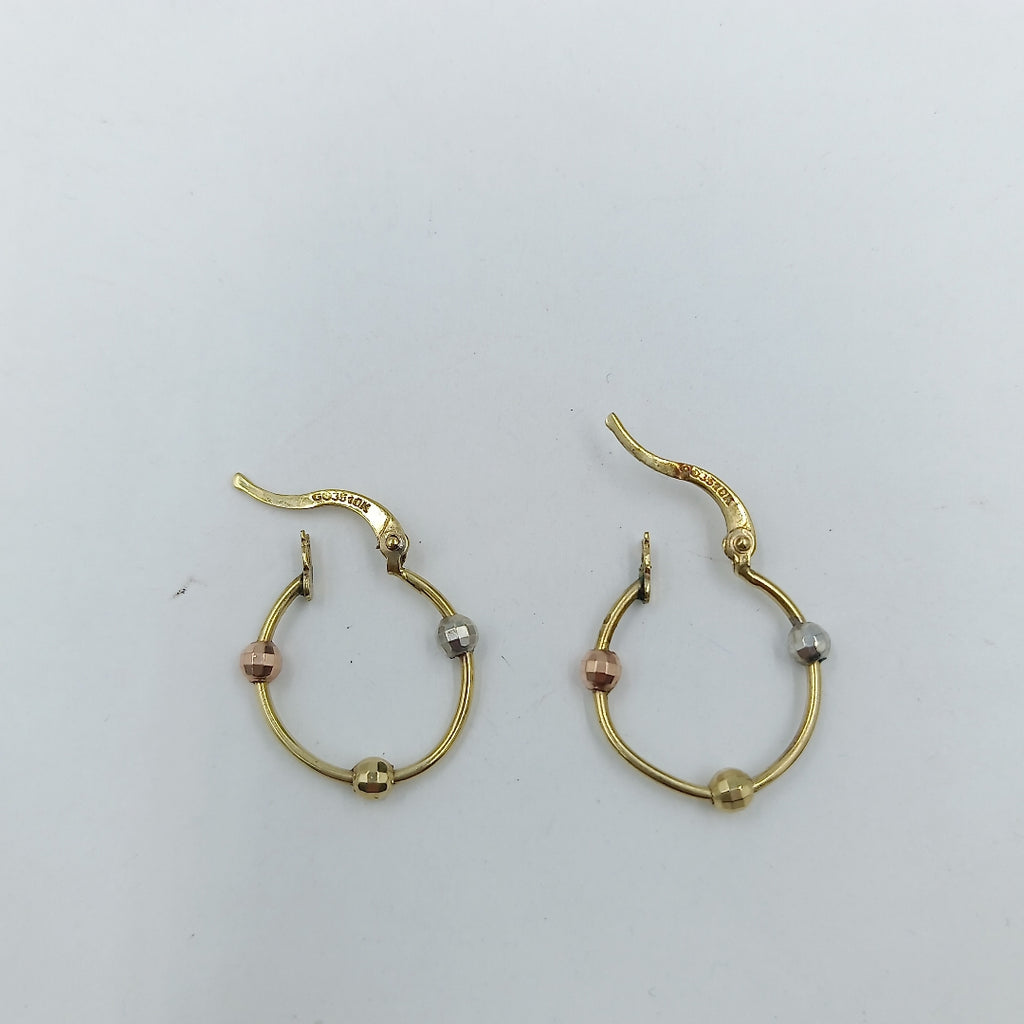 ARRACADAS PAR ORO 10 K 1,20 GRMS (SEMINUEVO)