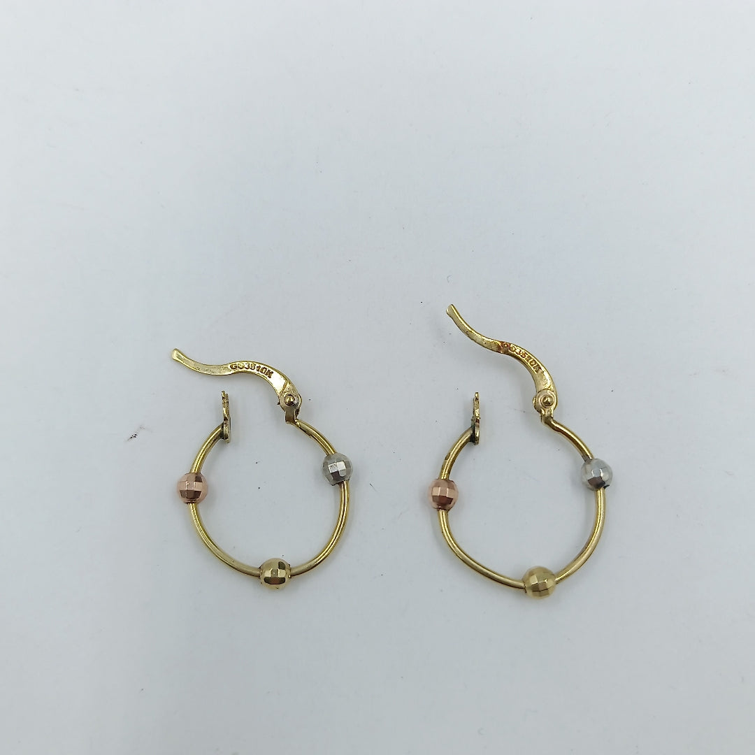 ARRACADAS PAR ORO 10 K 1,20 GRMS (SEMINUEVO)