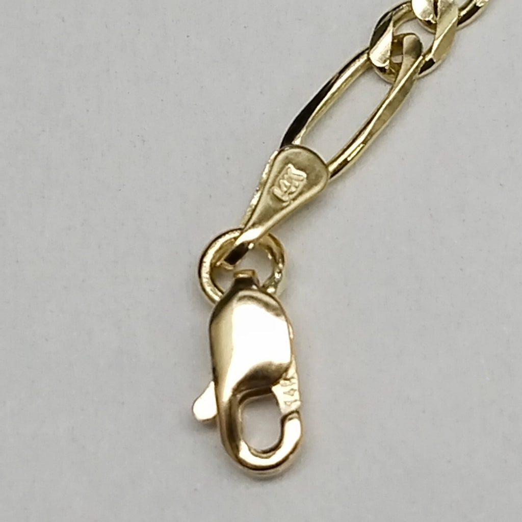 PULSERAS 3X1 ORO 14K 18 CM 2.9 GR (NUEVO)