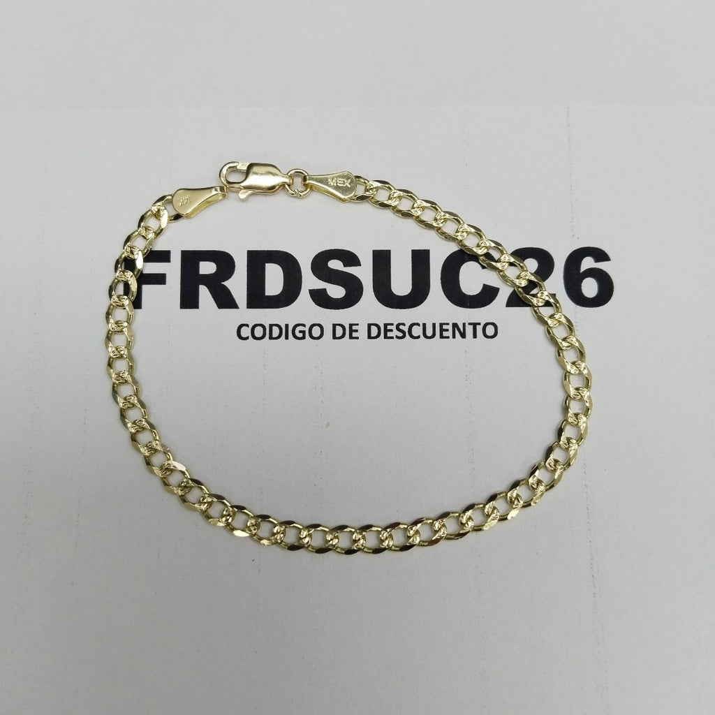 PULSERAS BARBADA ORO 14K 18 CM 4.7 GR (NUEVO)