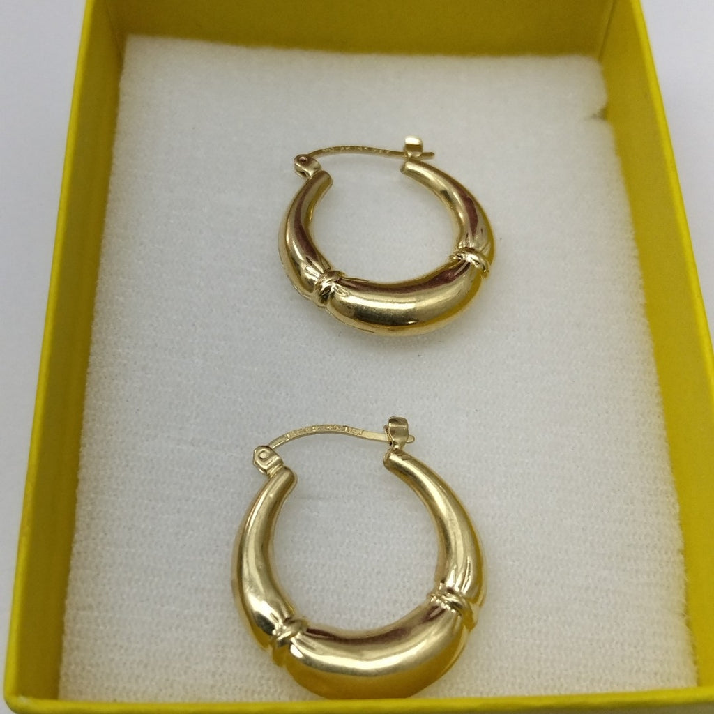 ARRACADAS PAR ORO 14 K 2,50 GRMS (SEMINUEVO)