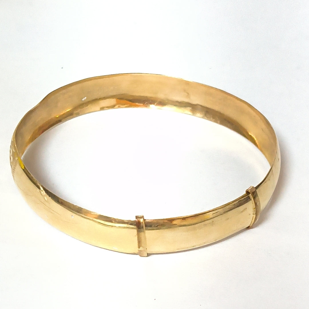 PULSERA RIGIDA ORO 10 K 9,00 GRMS (SEMINUEVO)