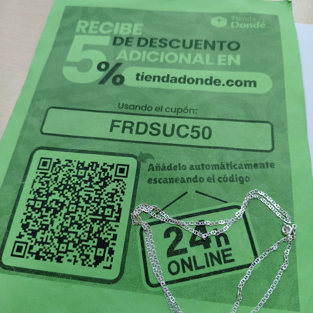 CADENA TEJIDO GUCHI PLATA .925 60 CM 4 GR (NUEVO)