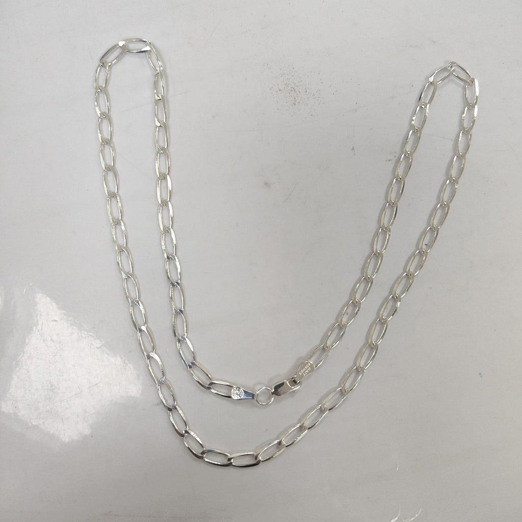 CADENA TEJIDO ESLABONES PLATA .925 55 CM 10 GR (NUEVO)