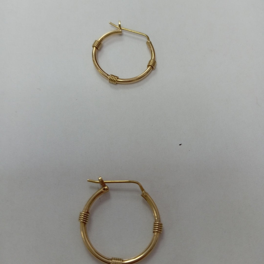 ARRACADAS PAR ORO 14 K 2.3 GRMS (SEMINUEVO)