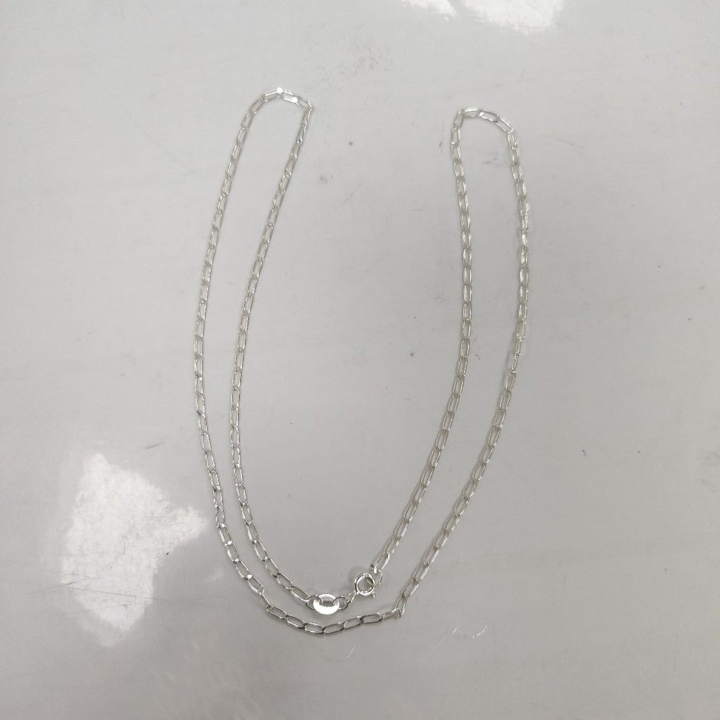 CADENA TEJIDO ESLABONES PLATA .925 55 CM 2.8 GR (NUEVO)
