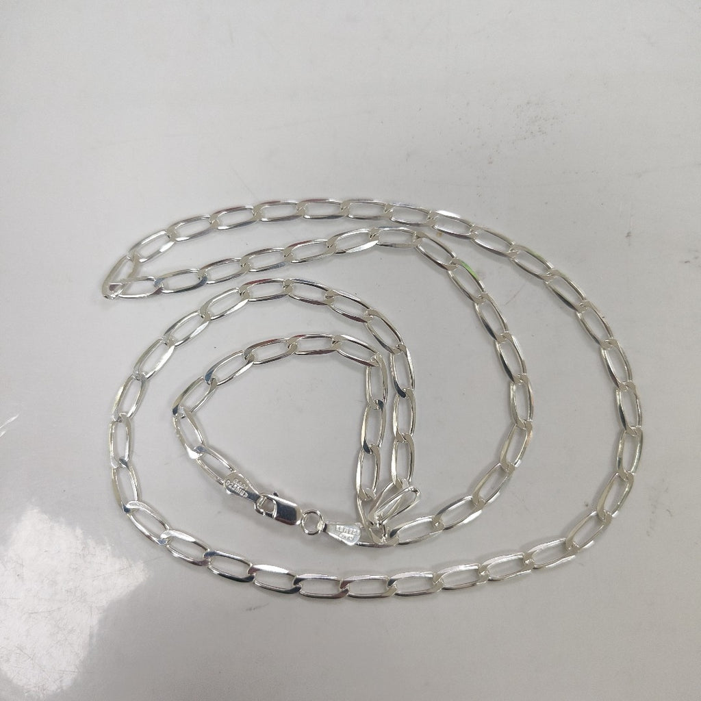 CADENA TEJIDO ESLABONES PLATA .925 60 CM 11.1 GR (NUEVO)