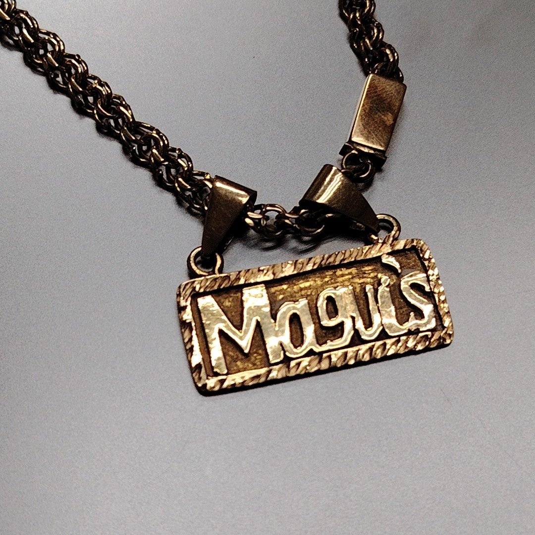 CADENA, DIJE ORO 14 K 25.6 GRMS (SEMINUEVO)