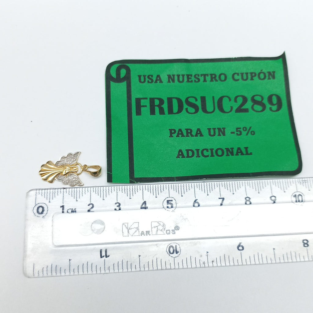 DIJE ORO, ORO COMBINADO 14 K 1.2 GRMS (SEMINUEVO)