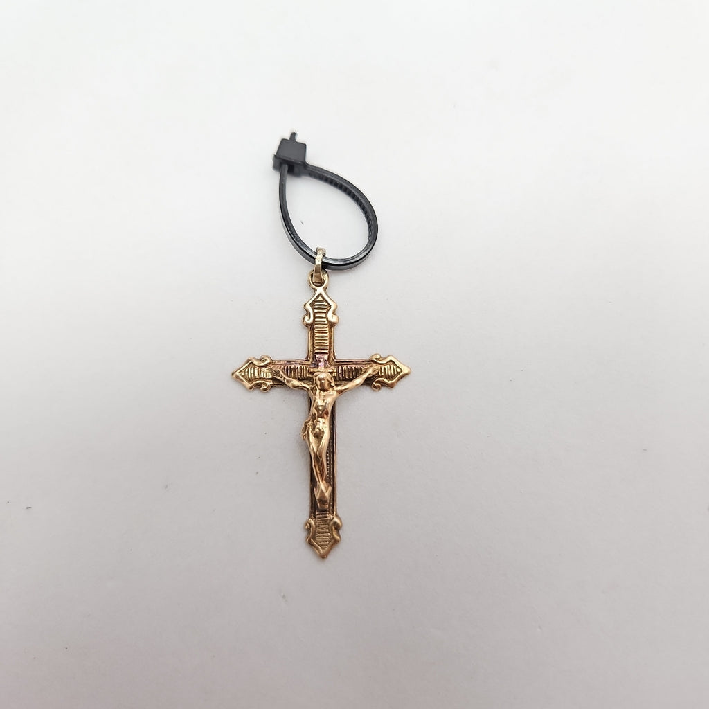 CRUCIFIJO ORO 10 K 2,40 GRMS (SEMINUEVO)