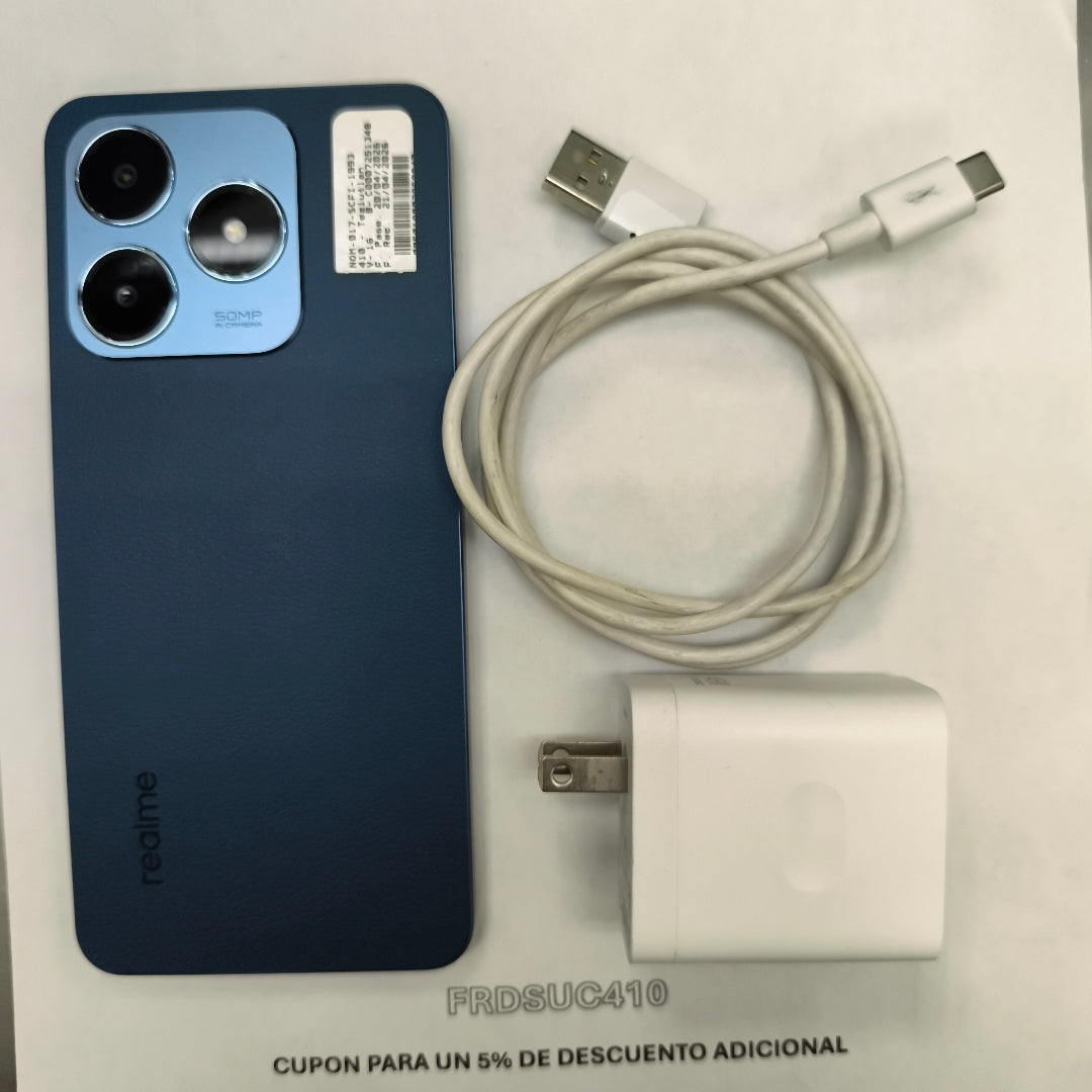 CELULAR REALME C63 RMX3939 (2024) 256 GB 8 GB RAM (SEMINUEVO)