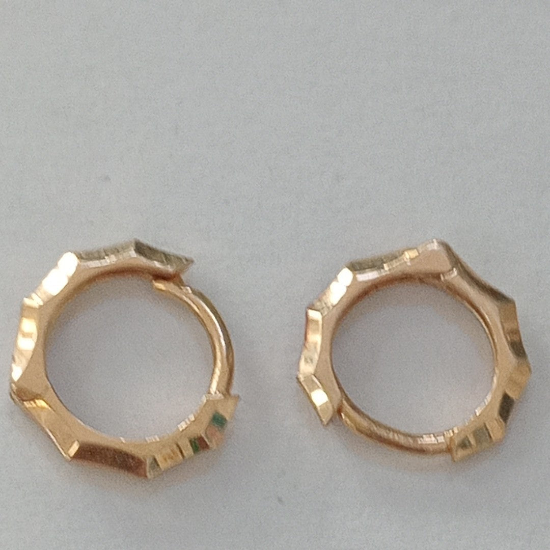 ARRACADAS PAR ORO 14 K 0,70 GRMS (SEMINUEVO)