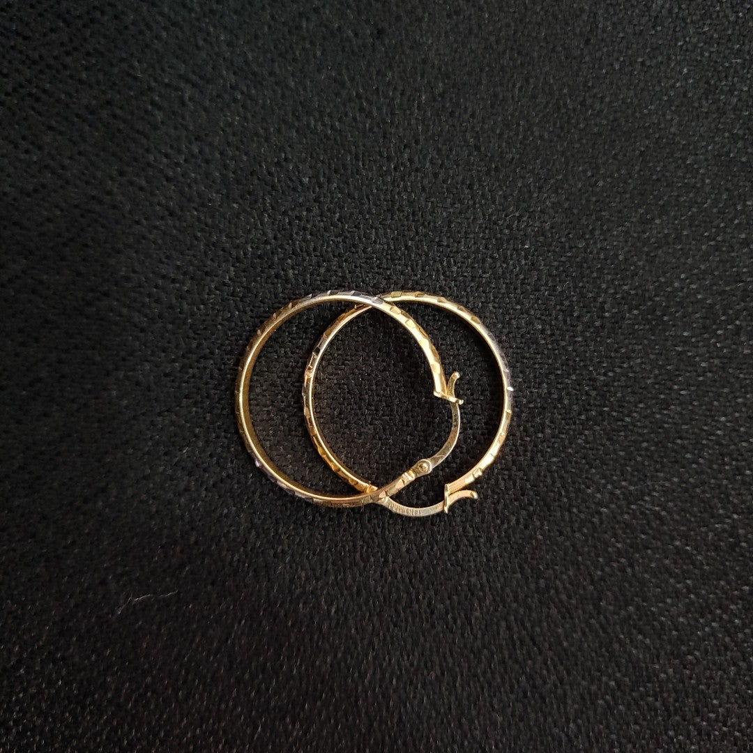 ARRACADAS PAR ORO 14 K 2.6 GRMS (SEMINUEVO)