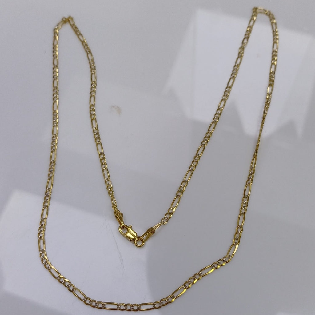 PULSERAS TEJIDO 3X1 ORO 14K 55 CM 4.6 GR (NUEVO)