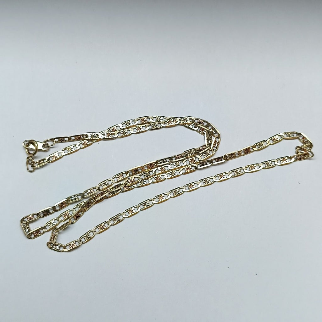 CADENA ORO COMBINADO 10 K 4.4 GRMS (SEMINUEVO)