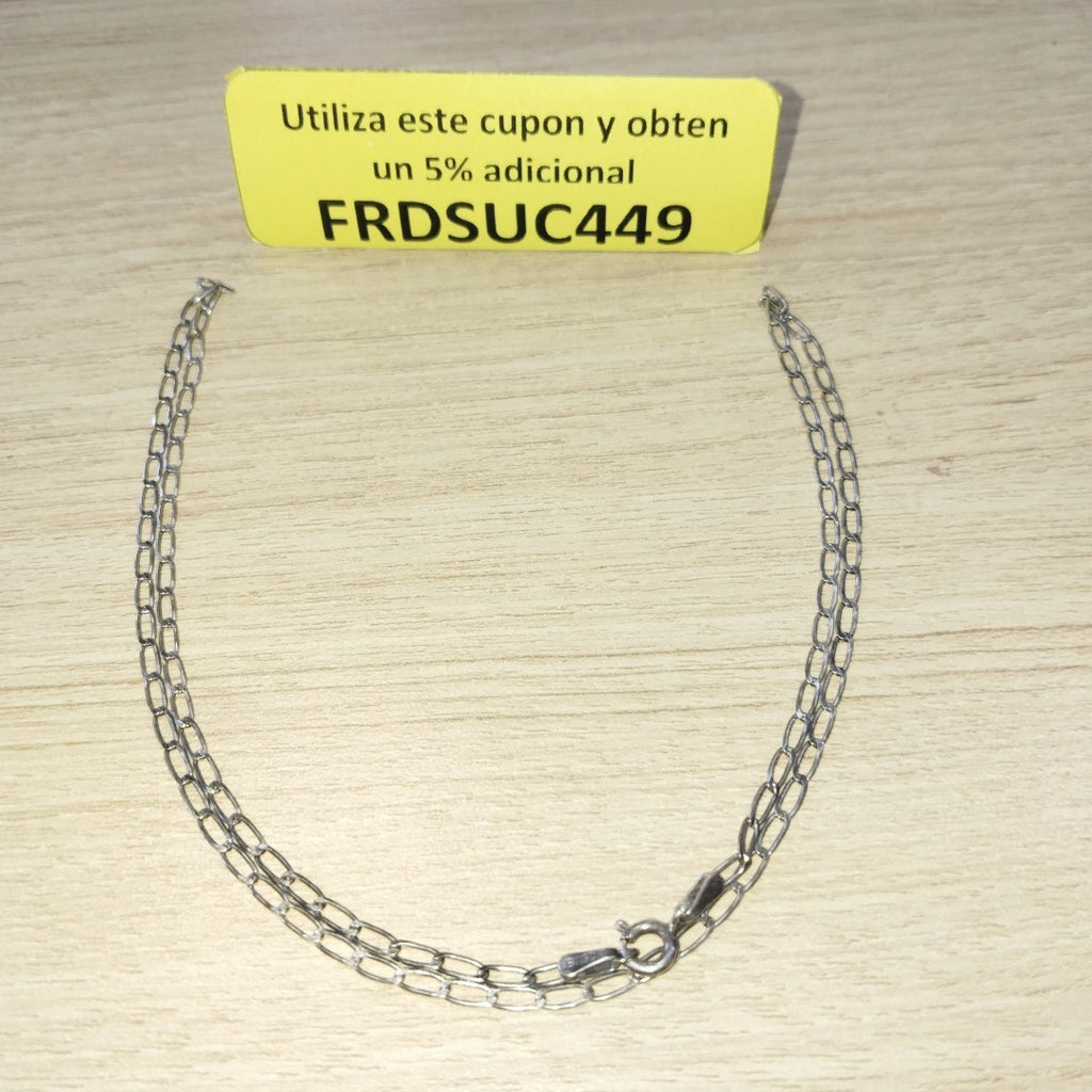 CADENA PLATA 3.6 GRMS (SEMINUEVO)