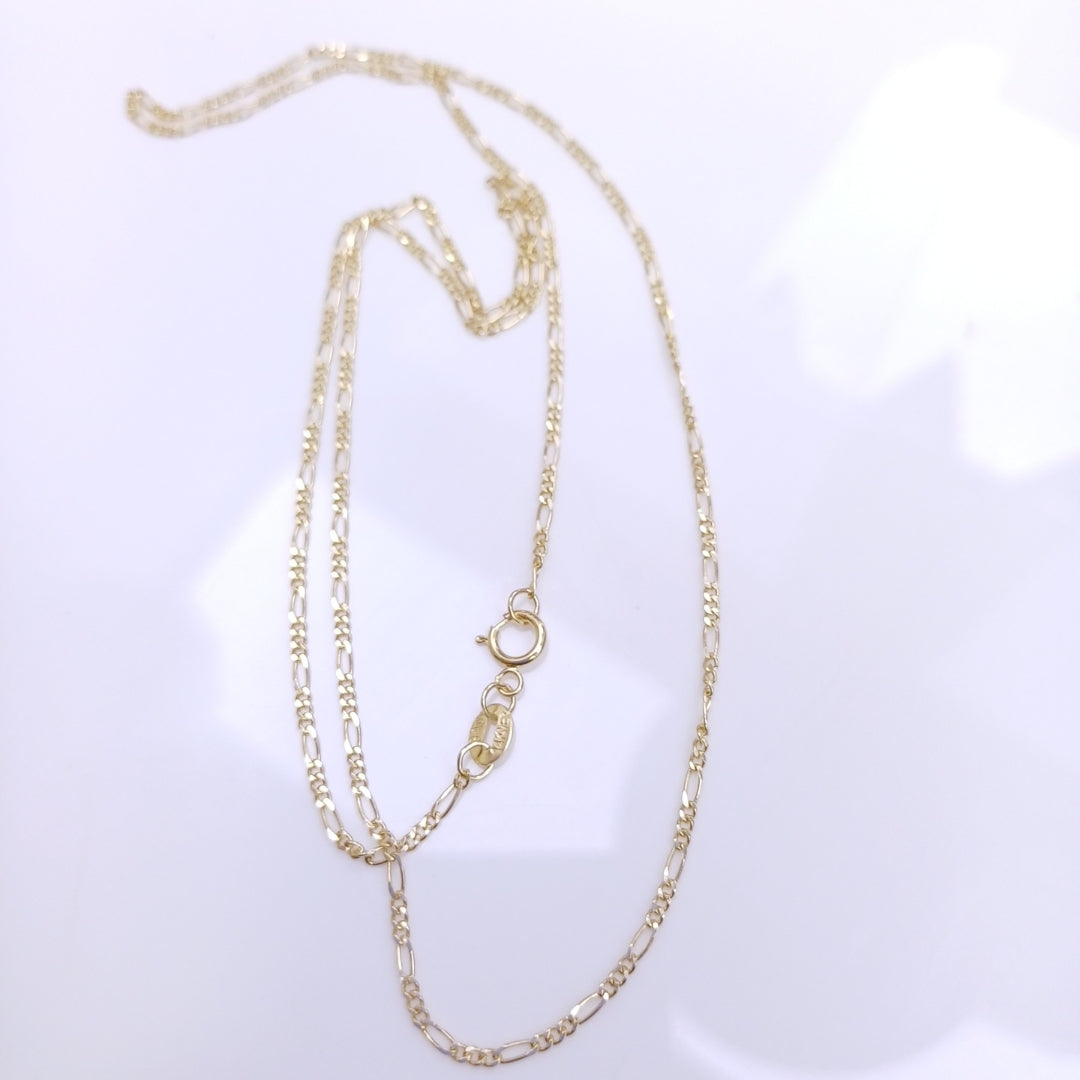 CADENAS TEJIDO 3X1 ORO 14K 55 CM 2.6 GR (NUEVO)