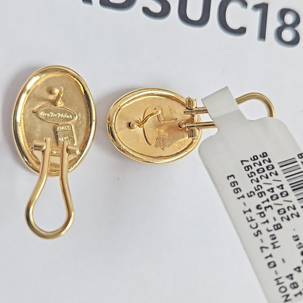 ARETES PAR ORO 14 K 6,10 GRMS (SEMINUEVO)